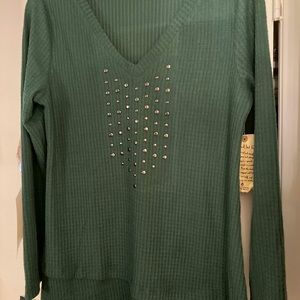 One World Soft Waffle Knit Top